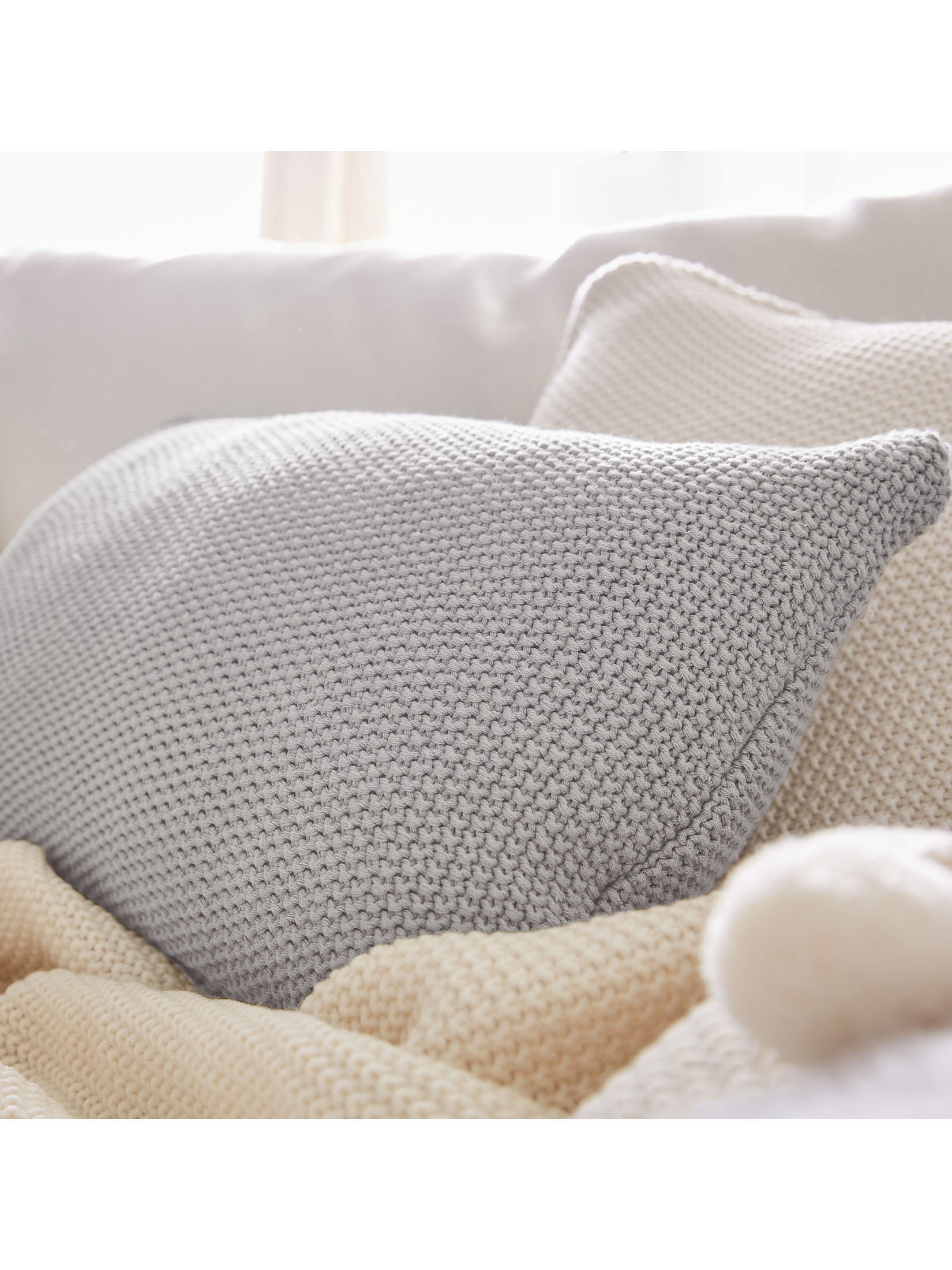 Hygge Strickkissen, Antarctica