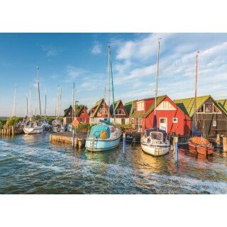 Ravensburger Puzzle - Romantische Hafenwelt von Ahrenshoop (1000 Teile)