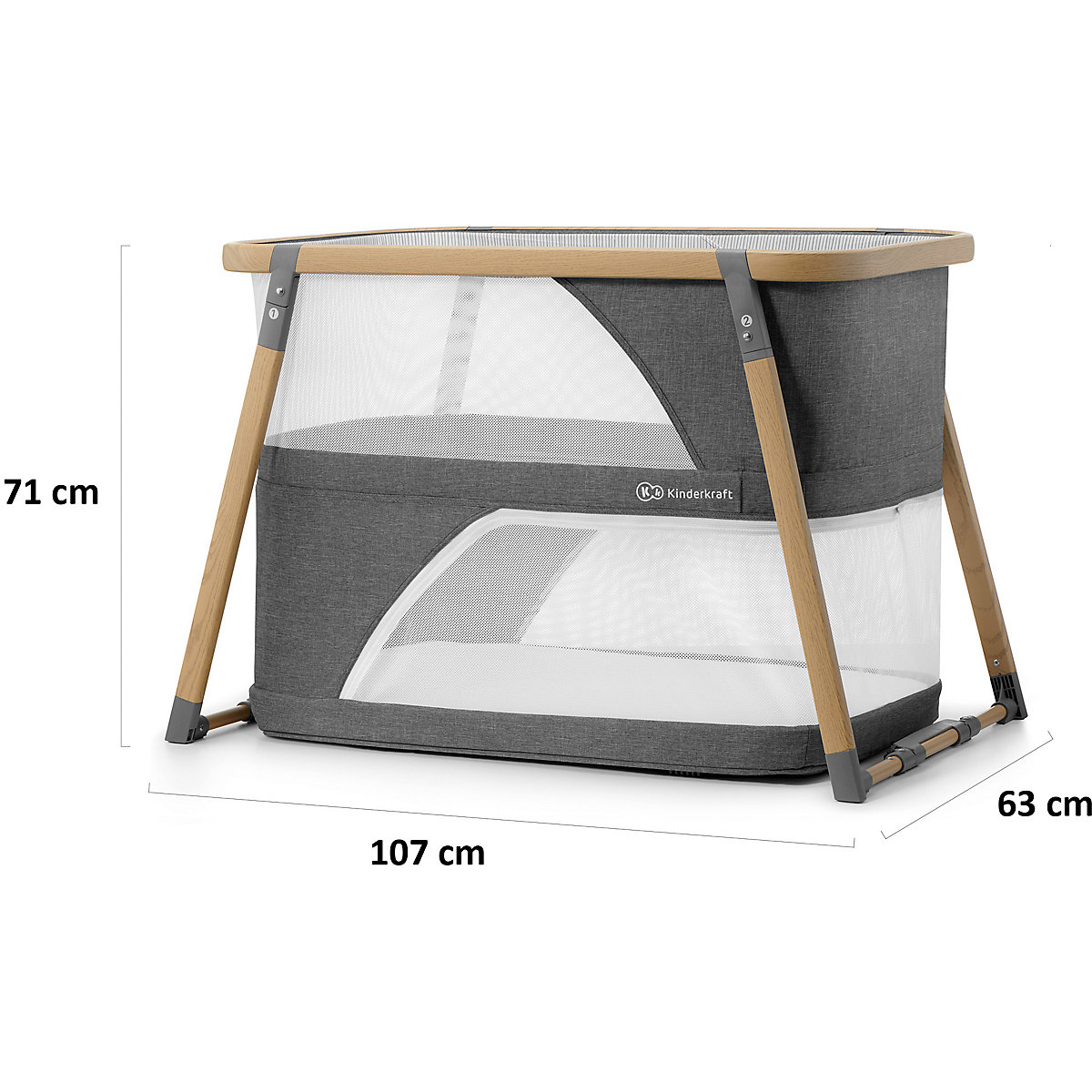 Reisebett Sofi, 4in1, grau