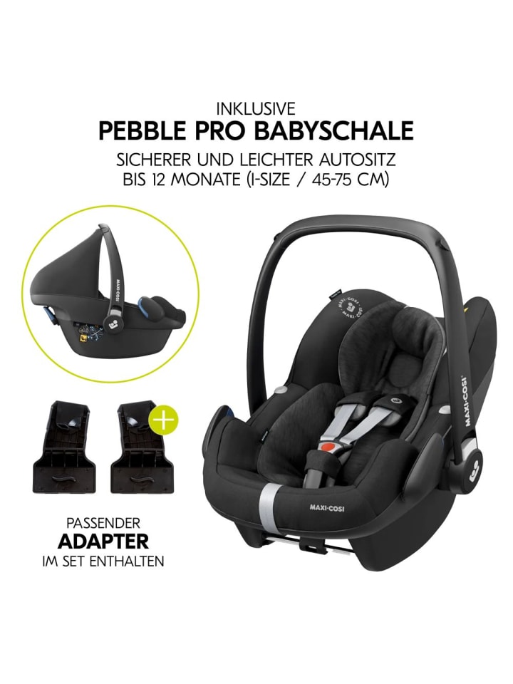 Hauck 3in1 Kinderwagen-Set Saturn R Trio Set inkl. in schwarz günstig kaufen onesize