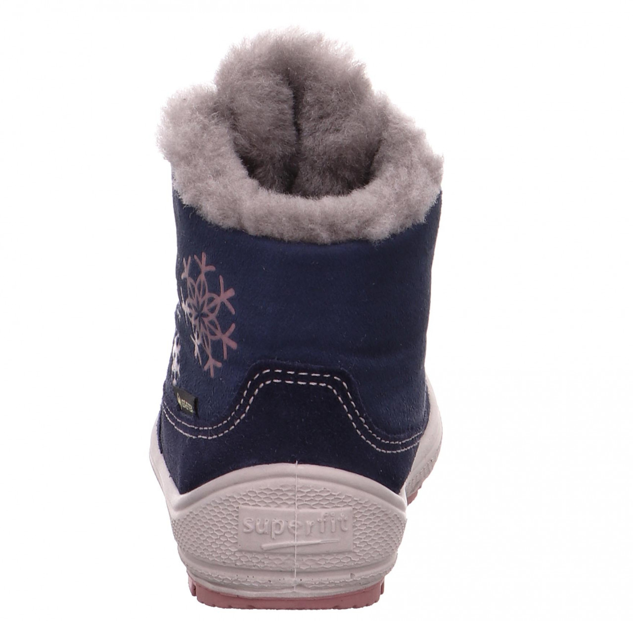 GROOVY - Blau/Rosa Boots mit Schnürung