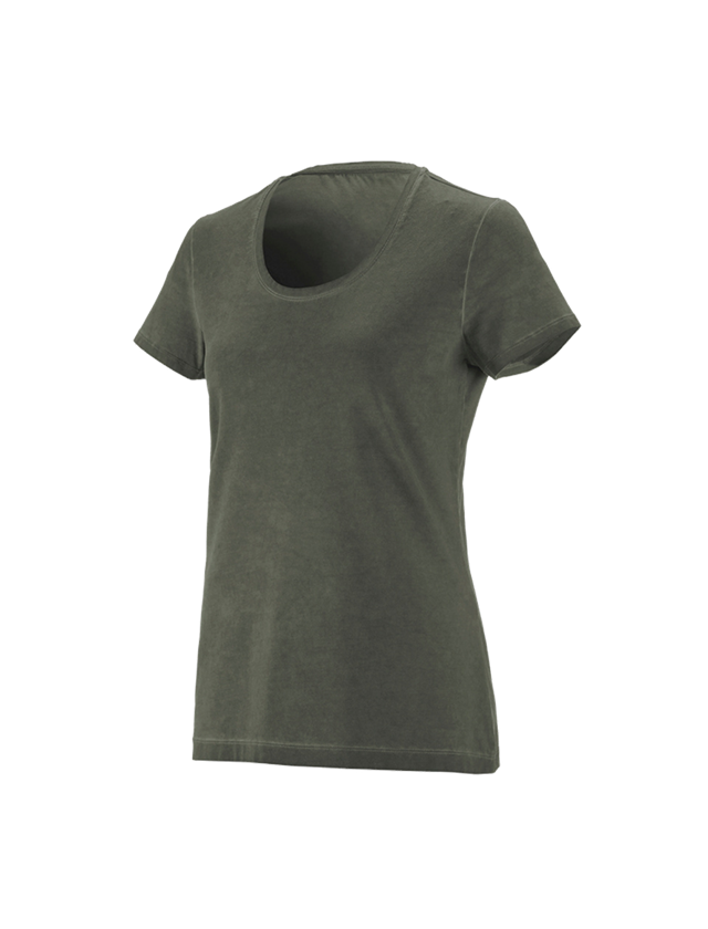 e.s. T-Shirt vintage cotton stretch, Damen