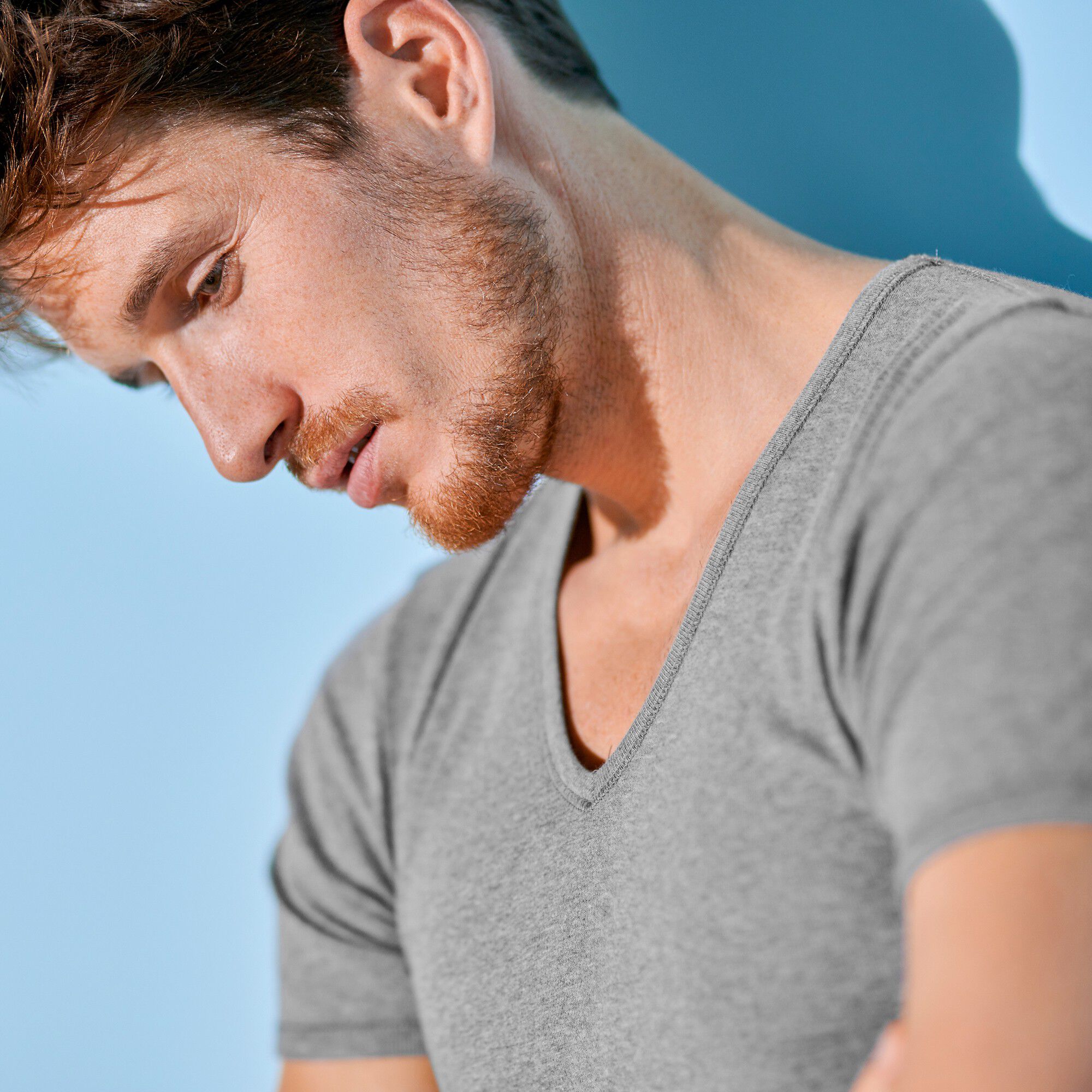 Tee-shirt sous-vêtement homme col V