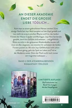 The Romeo & Juliet Society, Band 2: Schlangenkuss