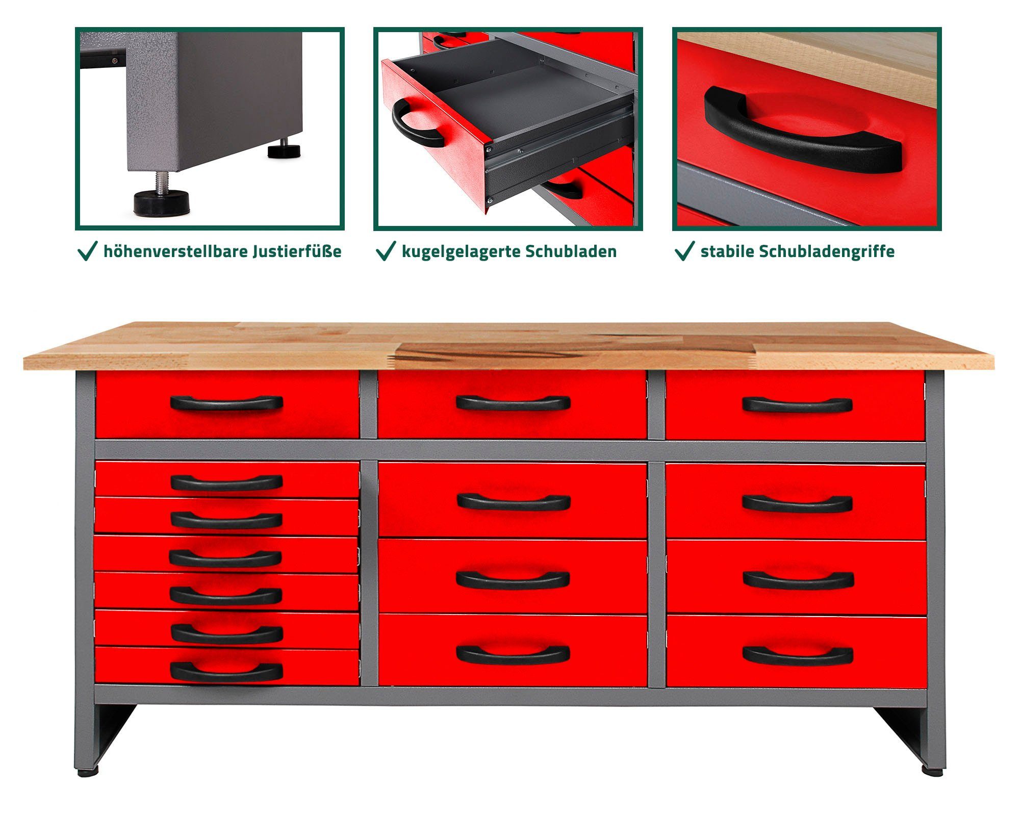 ONDIS24 Werkbank Konny, (Set)