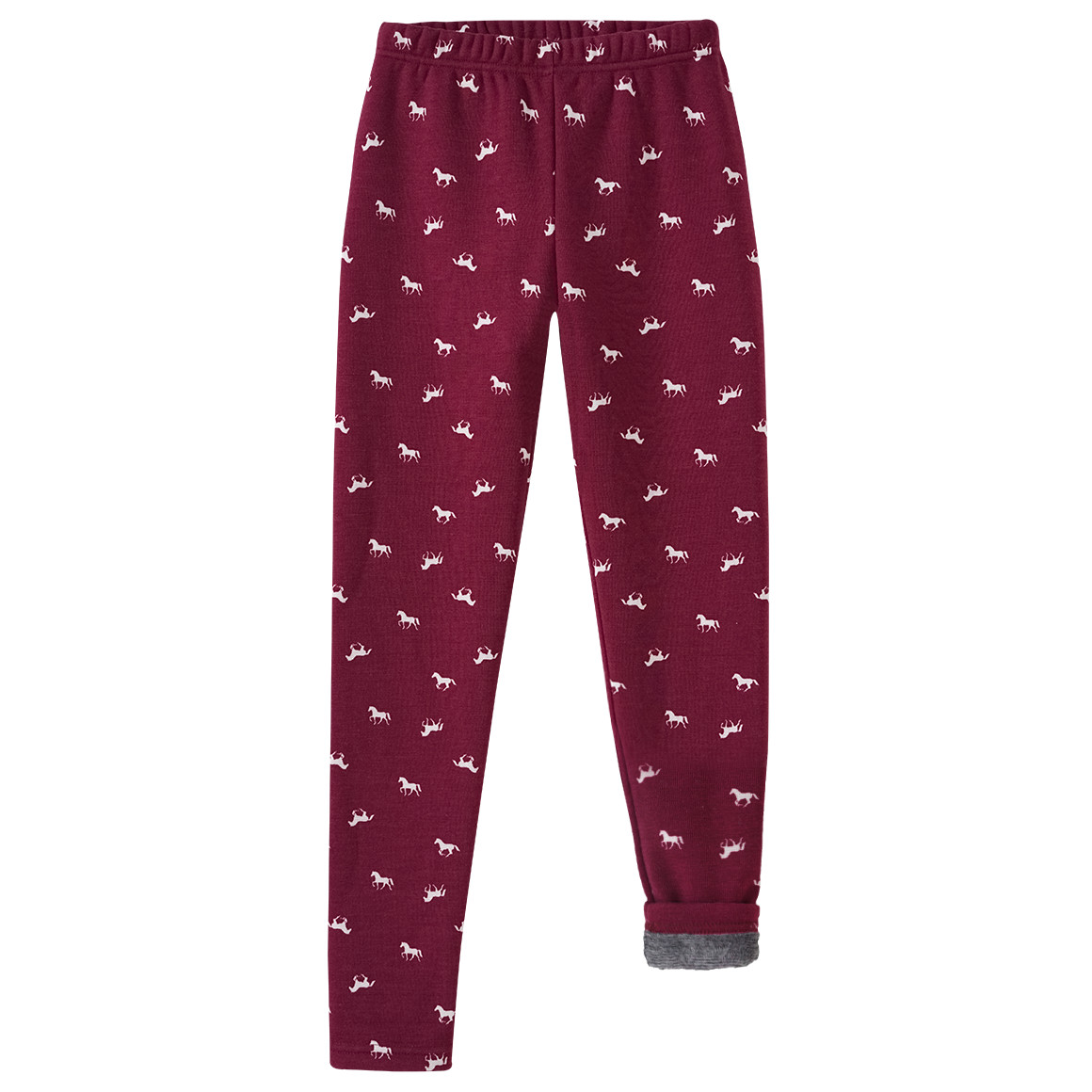 Mädchen Thermo-Leggings mit Pferde-Allover