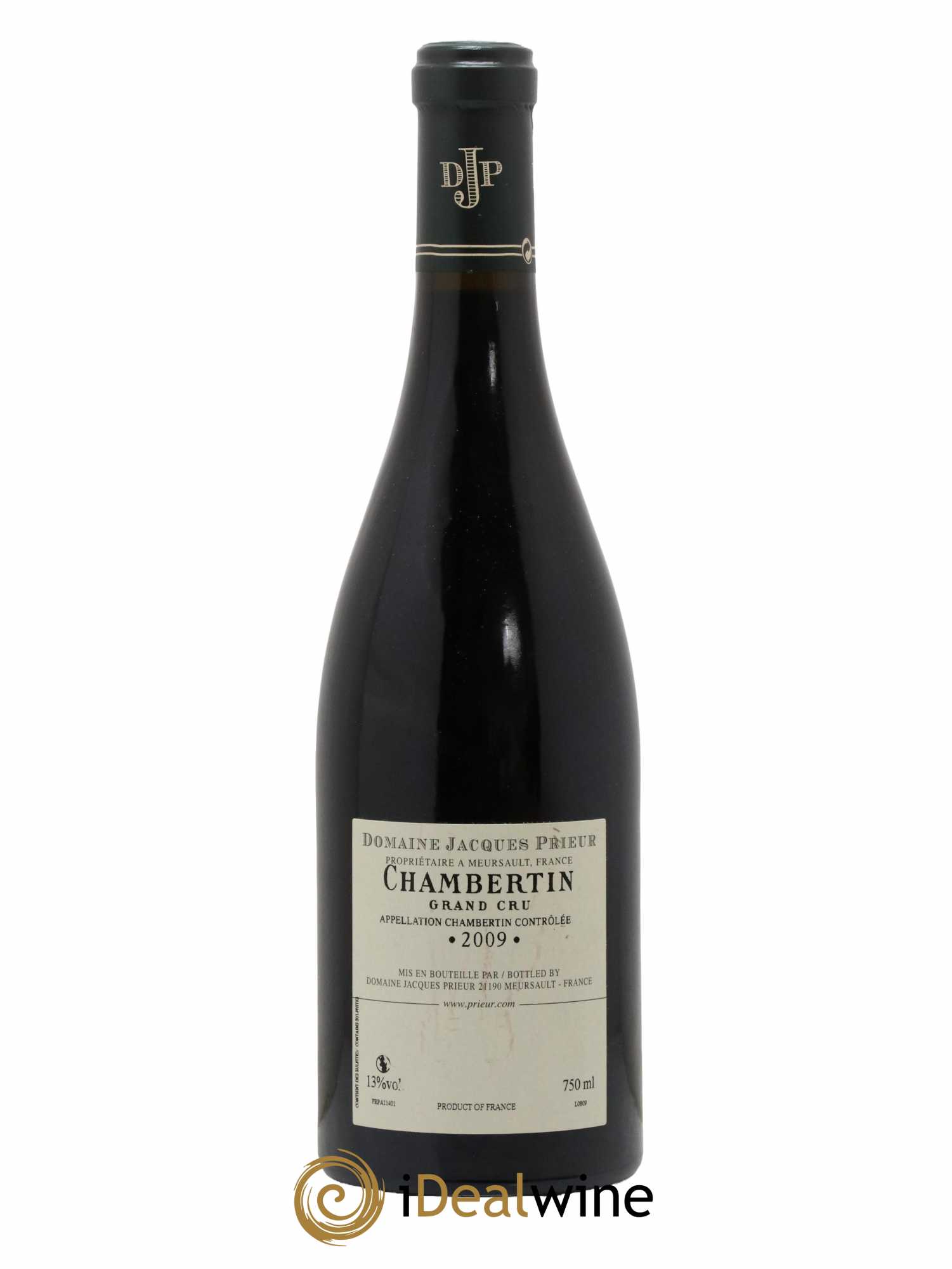Chambertin Grand Cru Jacques Prieur (Domaine)  2009 - Lot de 1 Bouteille