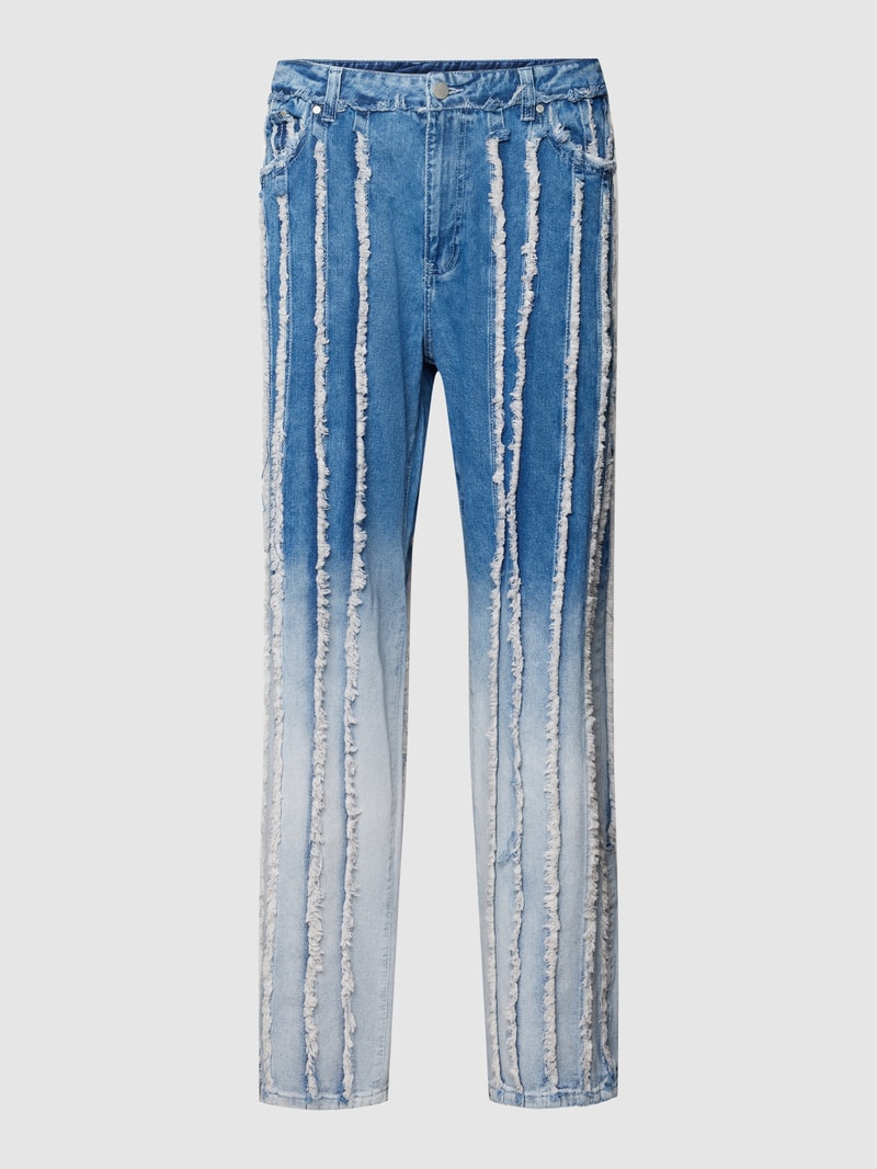 Jeans mit Farbverlauf in jeans