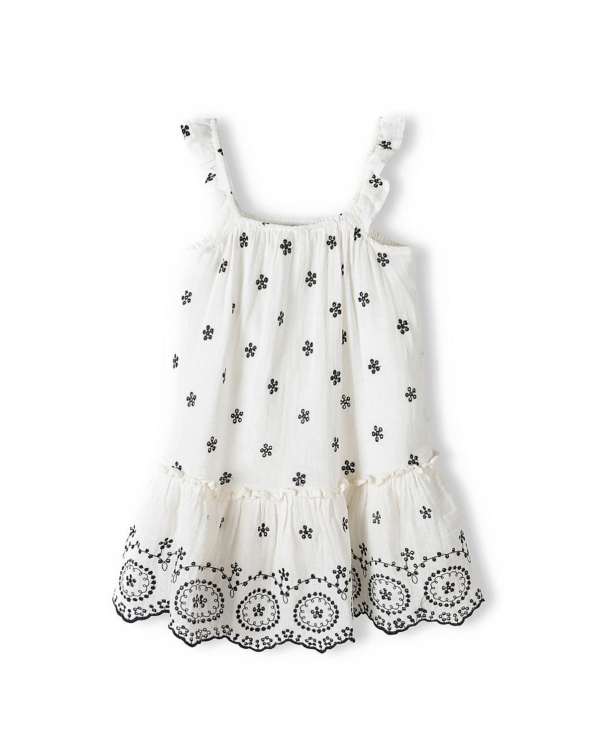 Kleid mit Stickerei für Mädchen (12m-8y) für Mädchen