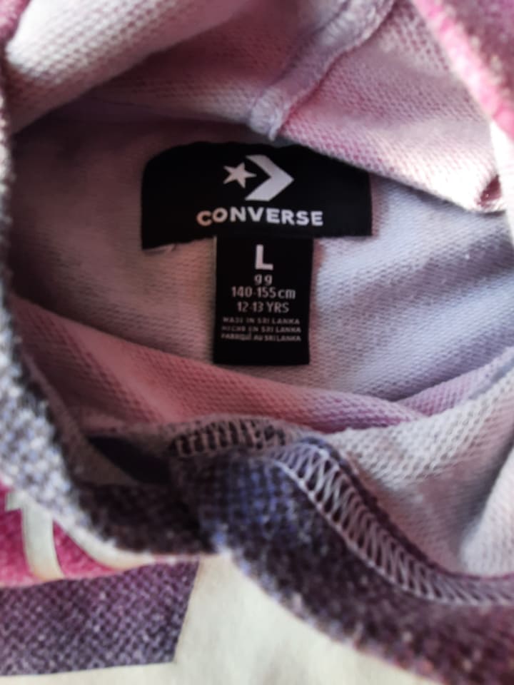 Converse Hoodie in Lila günstig kaufen 152/158