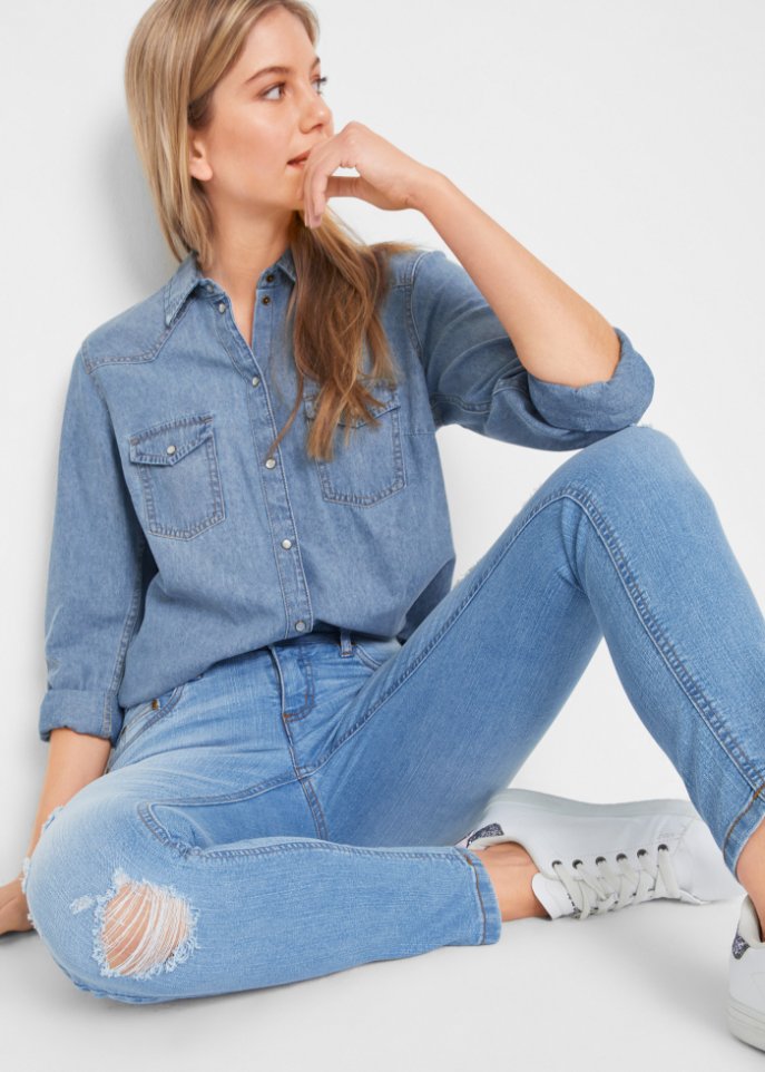 Skinny Komfort-Stretch-Jeans