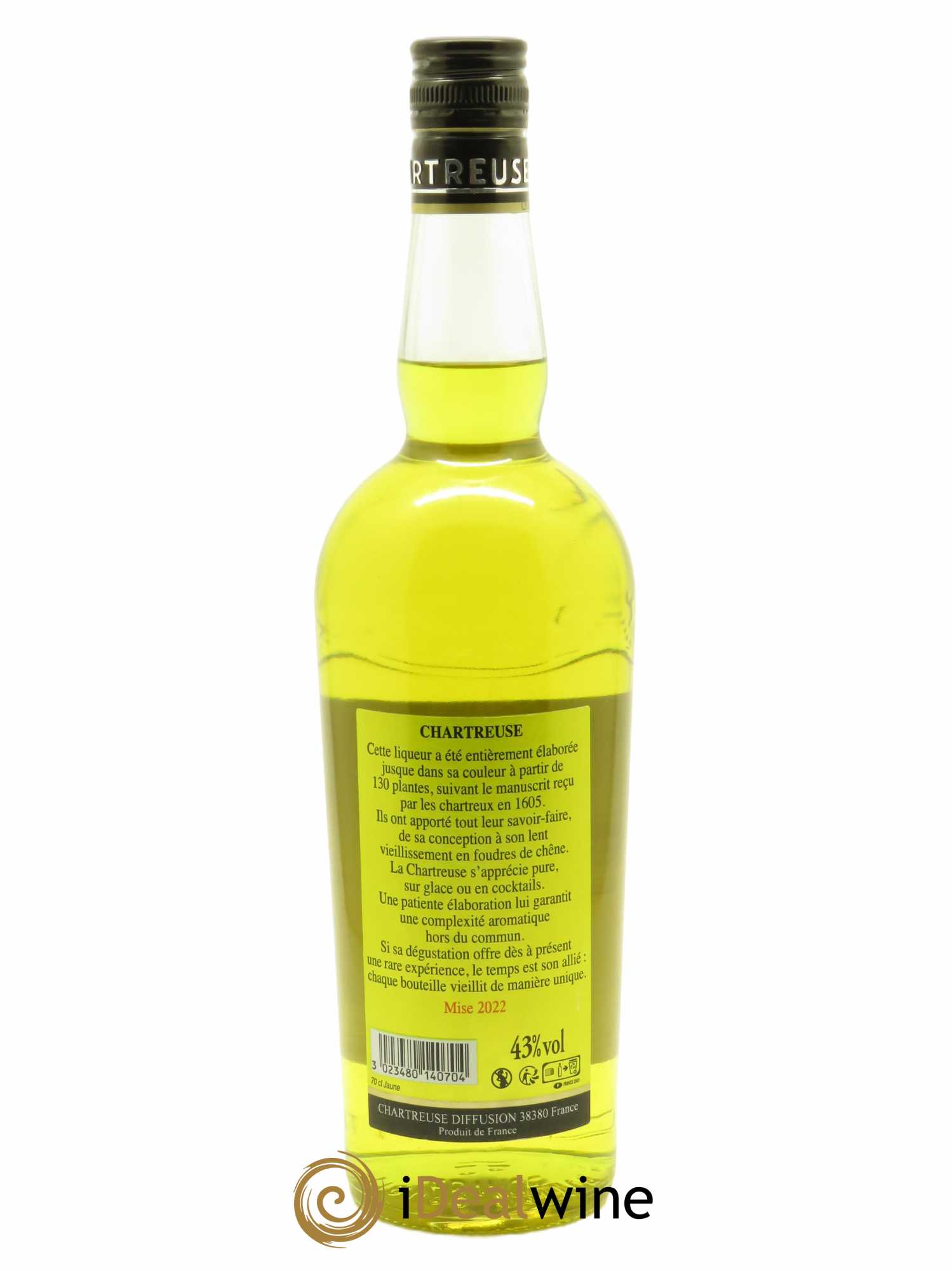Chartreuse Pères Chartreux (70cl) 2022 - Lot de 1 Bouteille