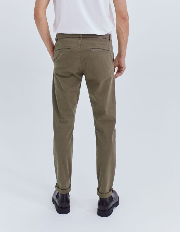 Pantalon chino SLIM kaki Homme