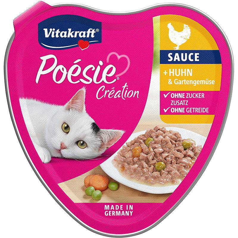 Vitakraft Kattemat 85 g kylling & gr.saker Poesi