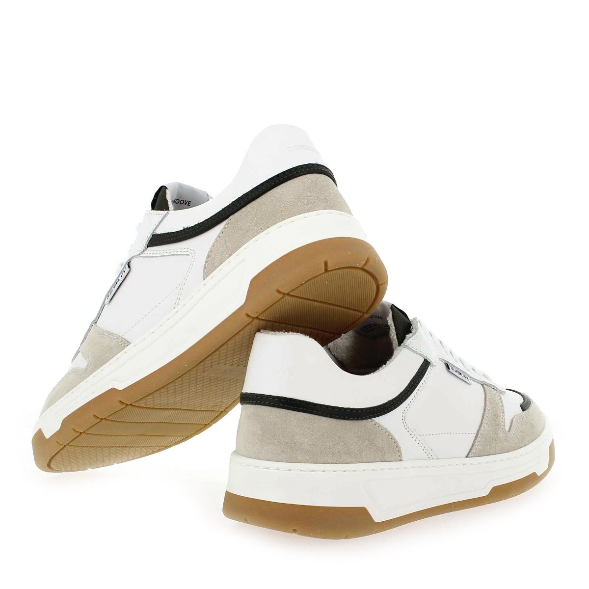Schmoove  SMATCH SNEAKER - Blanc Beige