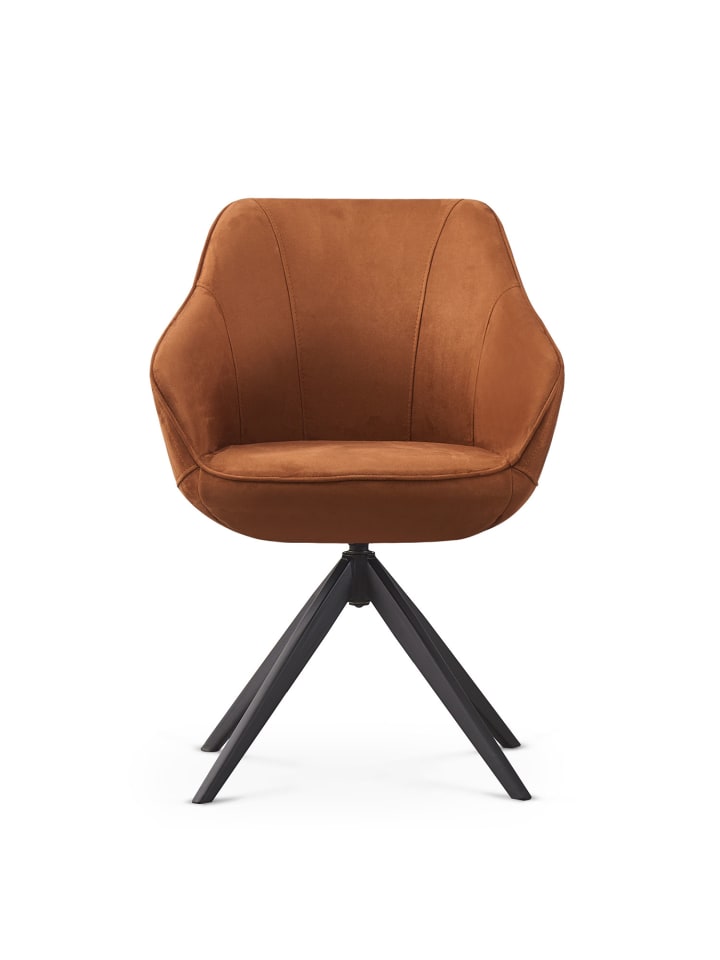 B&D Home Drehstuhl KATJA in Curry - (B)58 x (H)81 x (T)60,5 cm günstig kaufen onesize