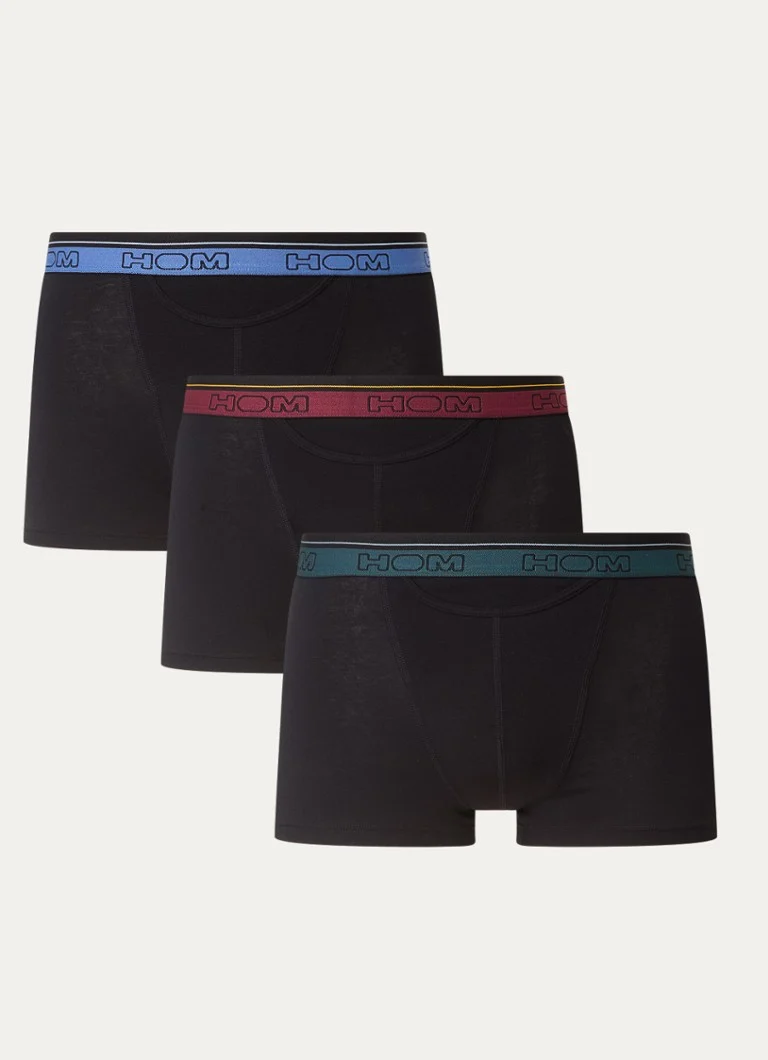 Hom Tiago boxer shorts with logo waistband in a 3-pack