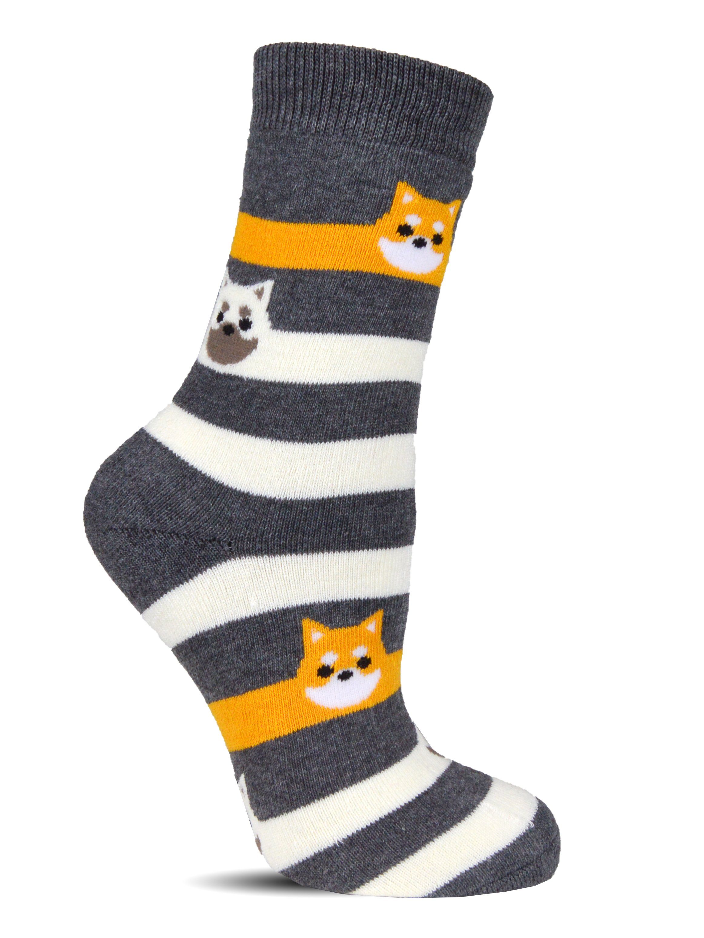 Frostfighter Thermosocken Wintersocken Damen Thermo (6 Paar) Anitipilling Innenfutter, Vollfrottee Innenfutter, warme dicke Socken