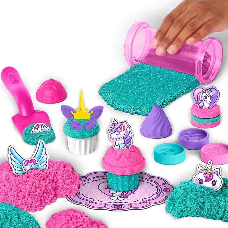 Coffret Pâtisserie licornes Kinetic Sand