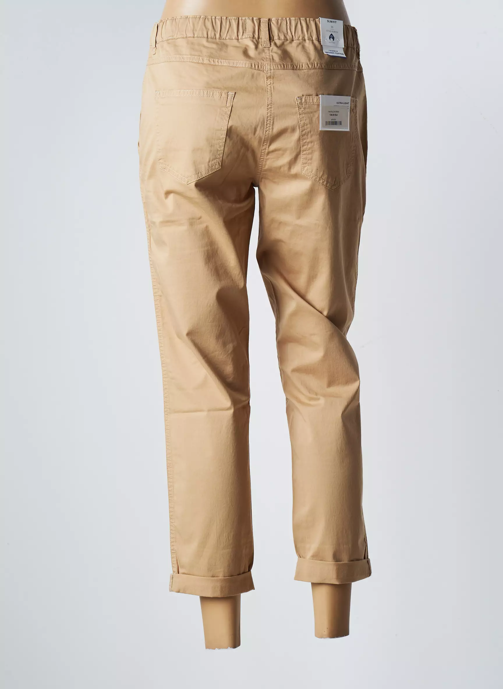 Brax Pantalon7 8 Femme couleur beige