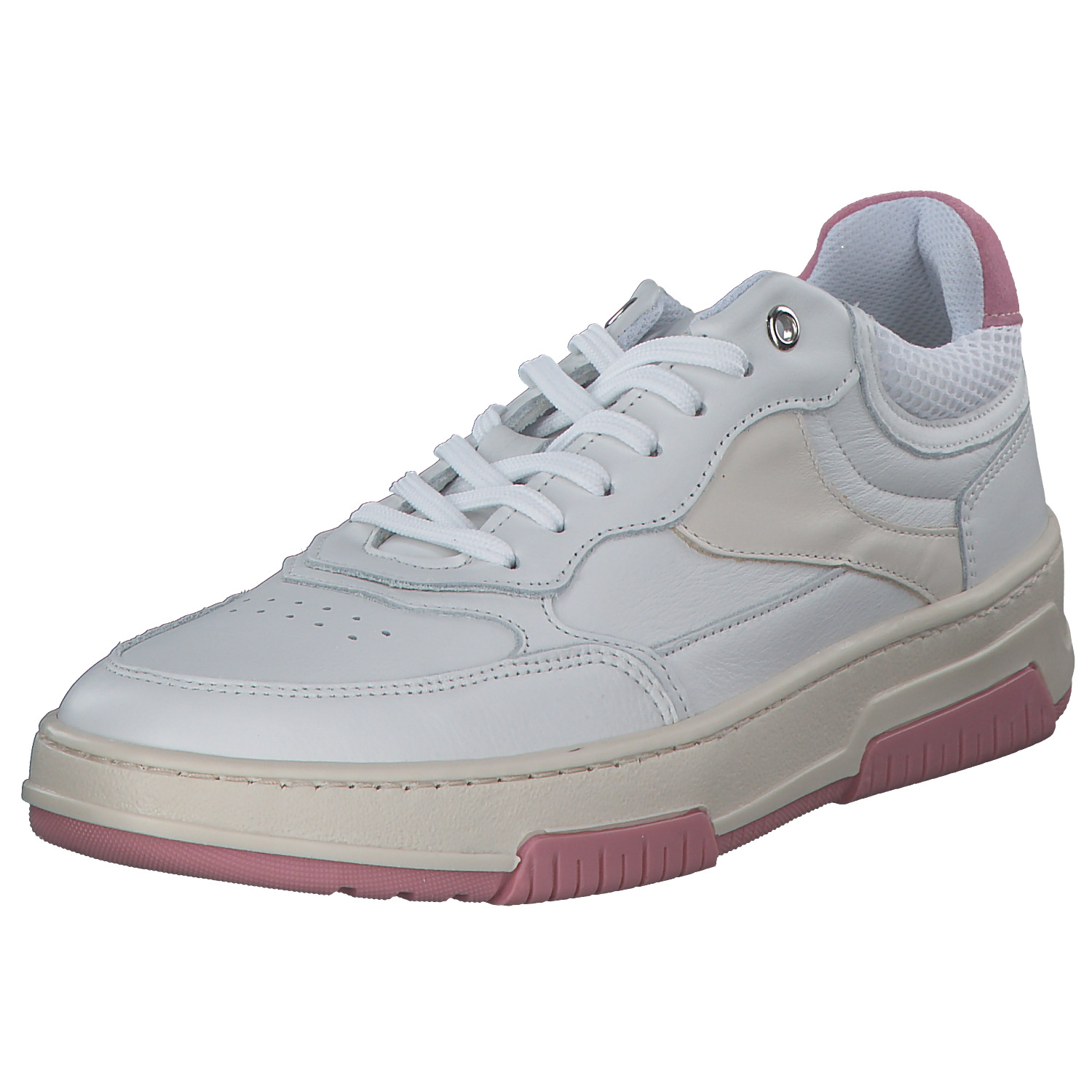 Palado S2-2210, Schnürschuhe, Damen, Weiß/Rosa/Beige