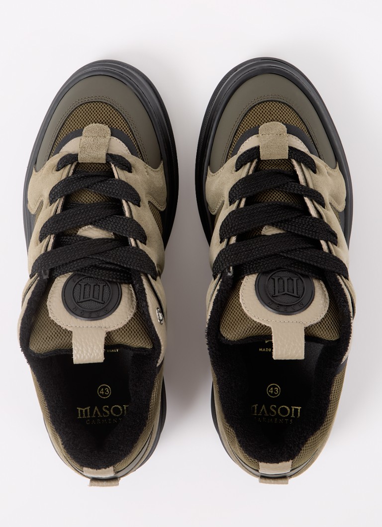 Mason Garments Venice Movimento sneaker made of leather with suede details