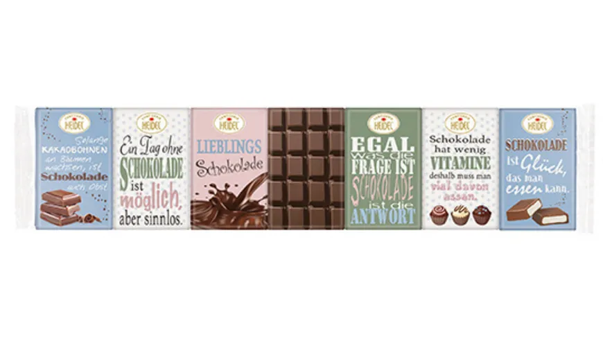 HEIDEL Schokoladensprüche 52.5 g
