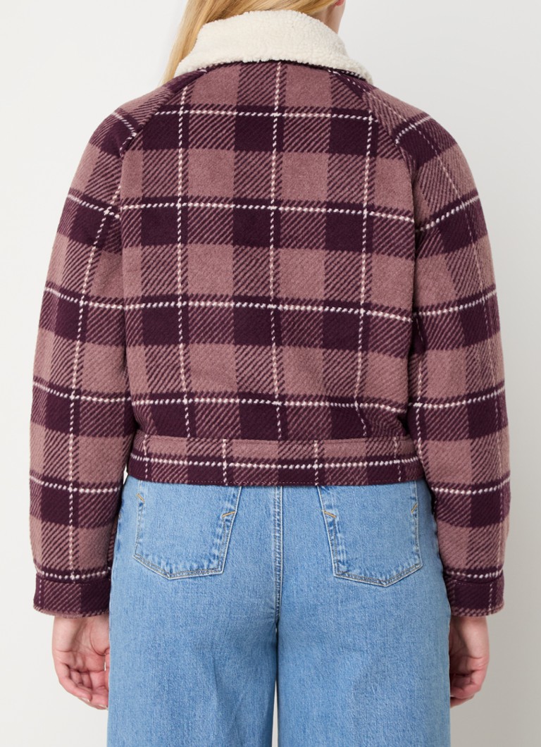 Jachetă Levi's din amestec de lână în carouri