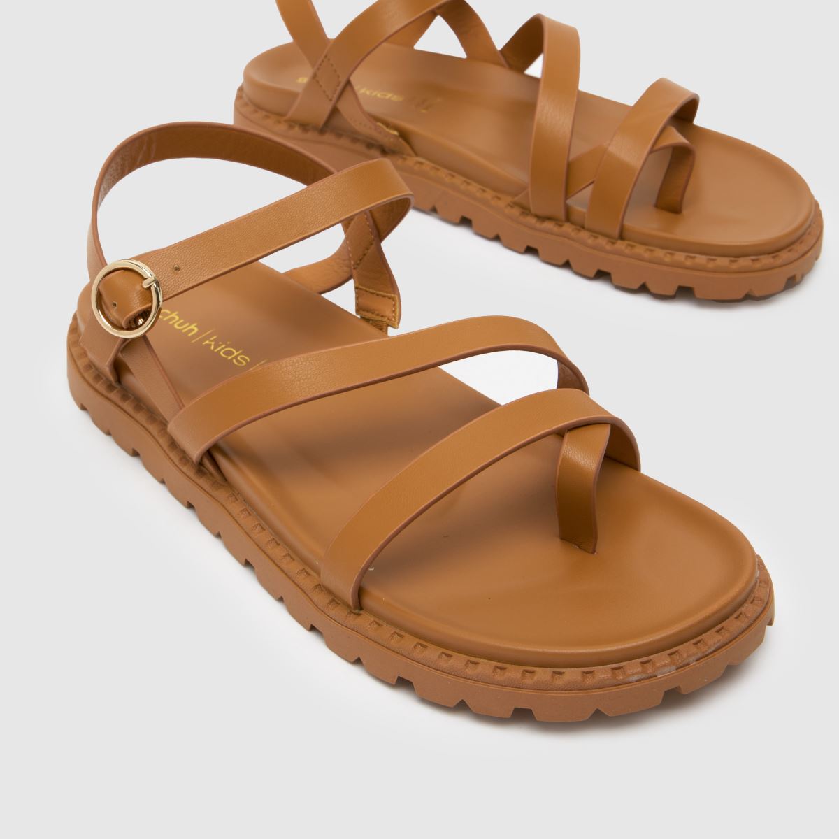schuh barna trula pántos lányos ifjúsági szandál