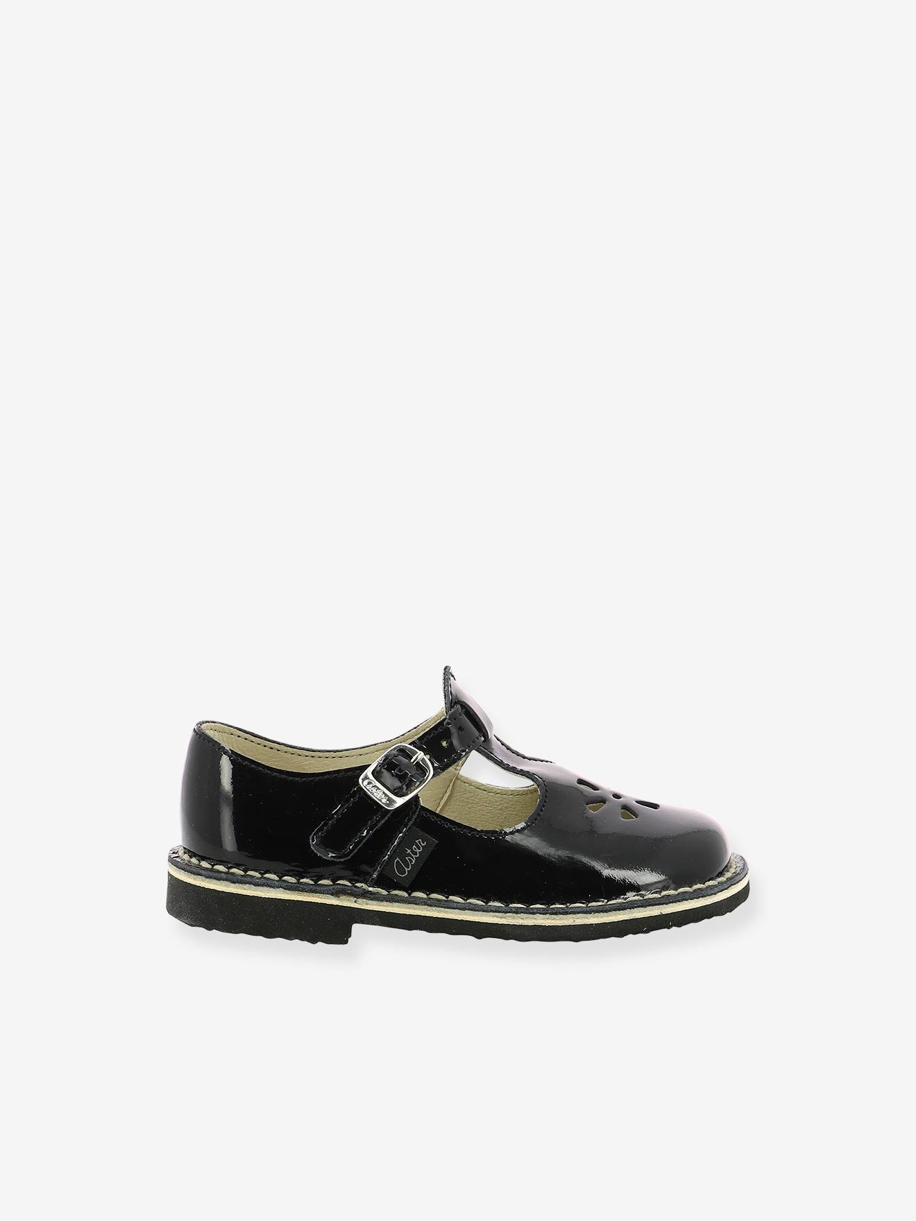 Sandales cuir Dingo ASTER® vernis noir