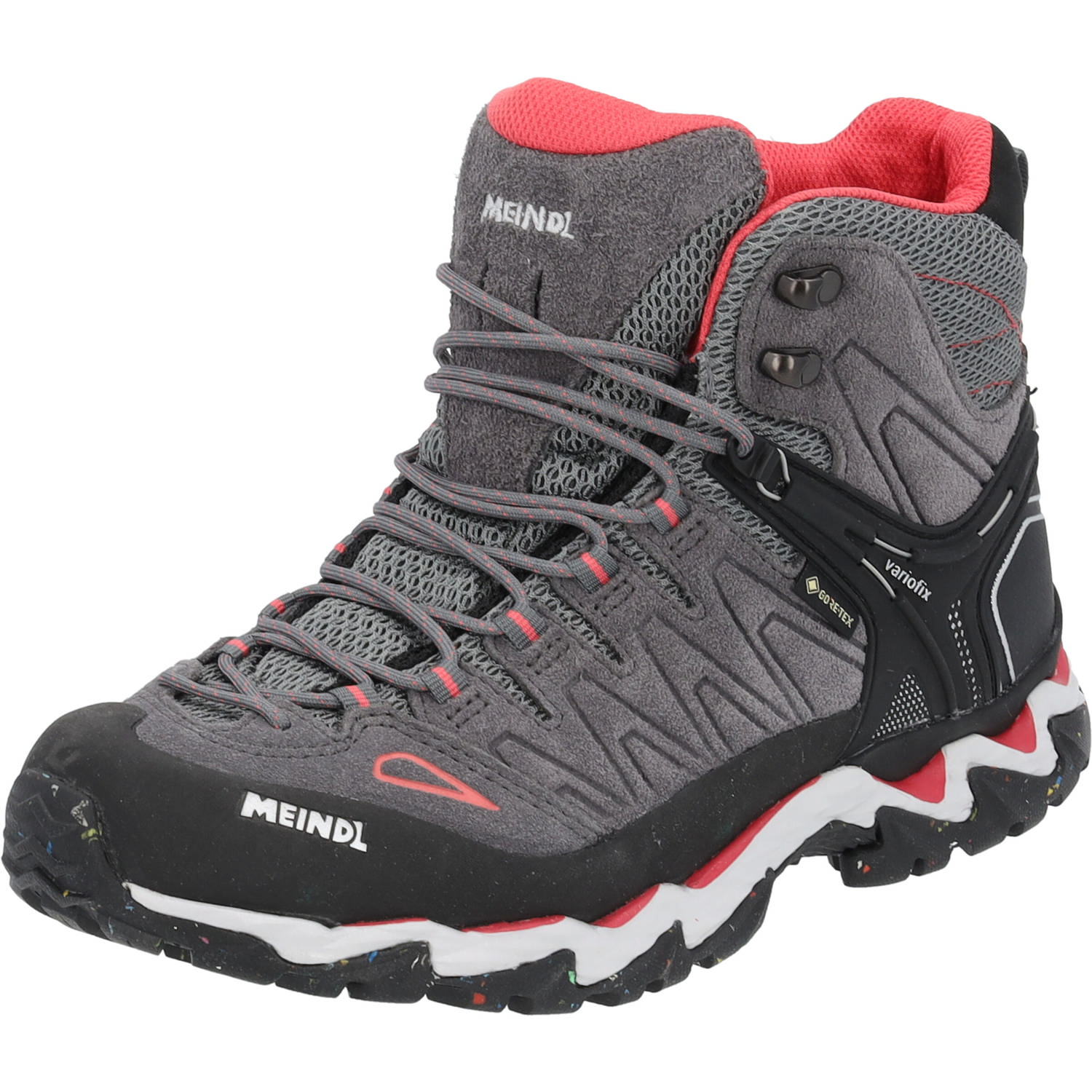 Meindl Lite Hike Lady GTX 4691, Wanderschuhe, Damen, anthrazit/rose