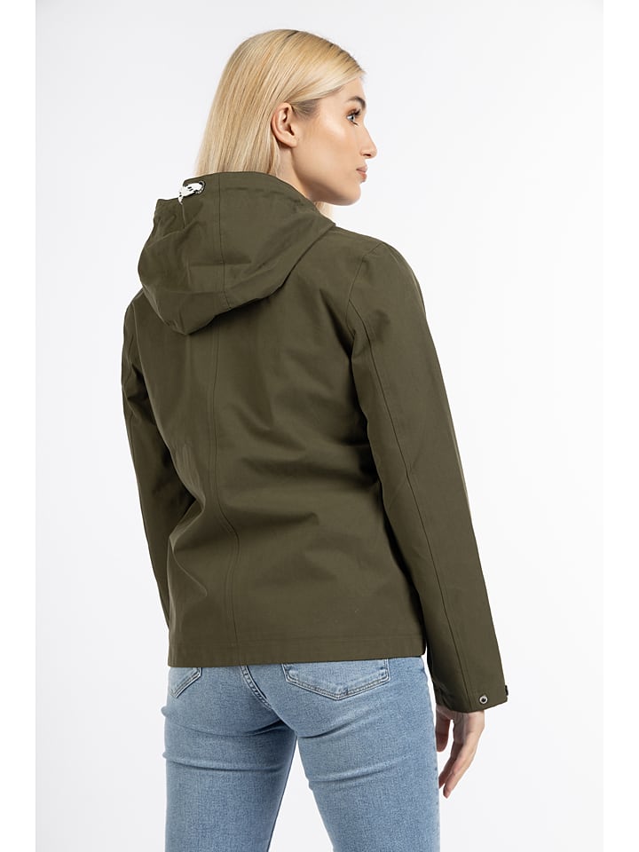 Schmuddelwedda Regenjacke in Khaki günstig kaufen