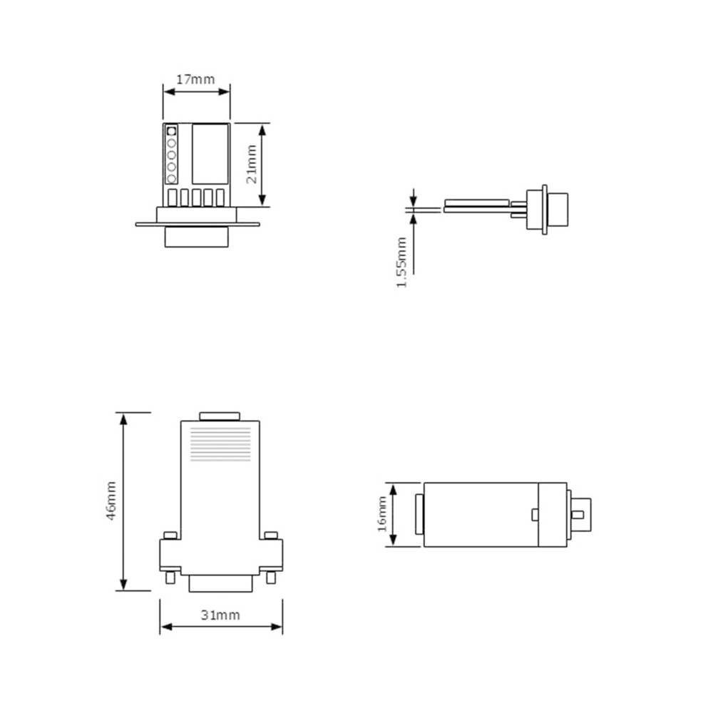 NO NAME BLE232 – Bluetooth® Low Energy RS232 Barebone-PC
