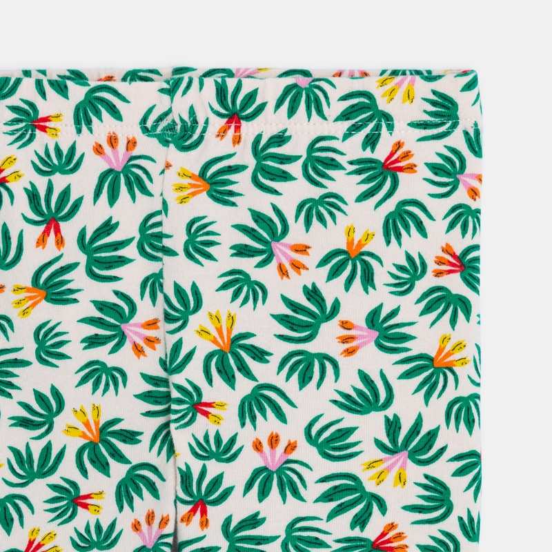 Legging bébé fille à motifs tropicaux rose Catimini