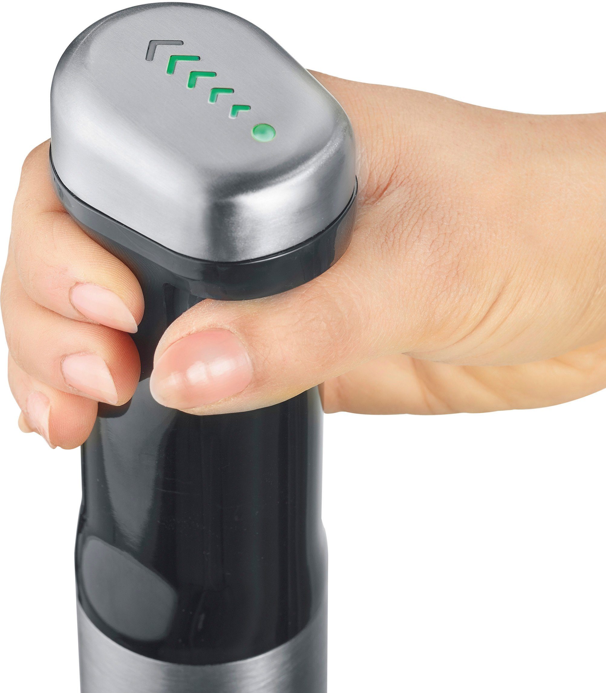 Graef Akku-Stabmixer HB 802, kabellos, 200 W, inkl. 4-teiligem Zubehör und Aufbewahrungsbox