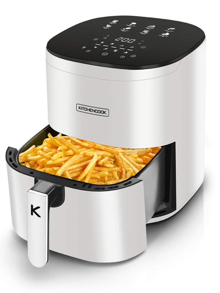 KITCHENCOOK Heißluftfritteuse ''Airmed_6'' in Weiß - (B)38 x (H)69,5 x (T)35 cm günstig kaufen onesize
