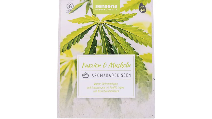 sensena NATURKOSMETIK Aromabadekissen Faszien & Muskeln 60 g