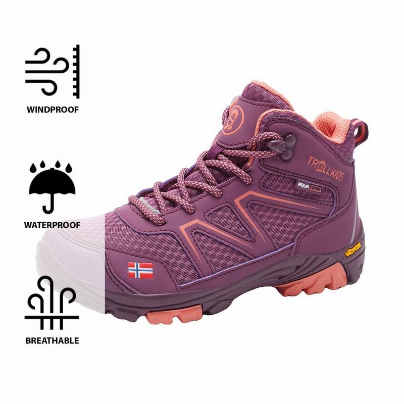 Trollkids SKARVAN Mid Wanderschuhe Kinder