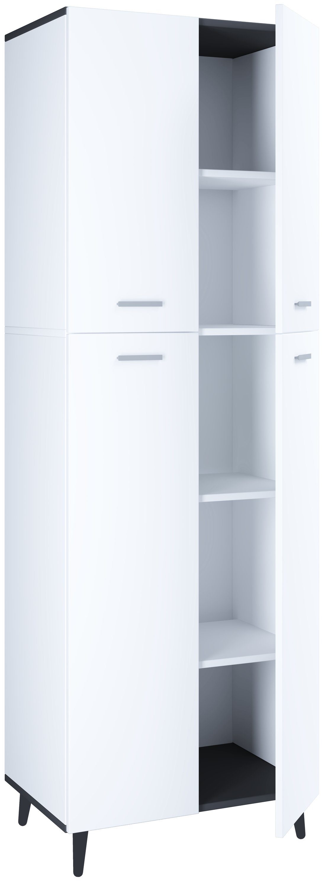 VCM Mehrzweckschrank Holz Dielenschrank Mehrzweckschrank Schrank Landos (1-St)