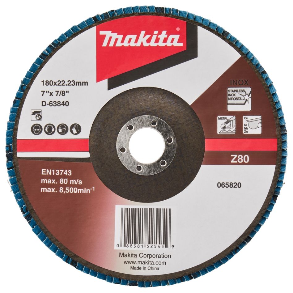 Makita dodatki D-63840-10 lamelni brusni disk 180 mm Z80