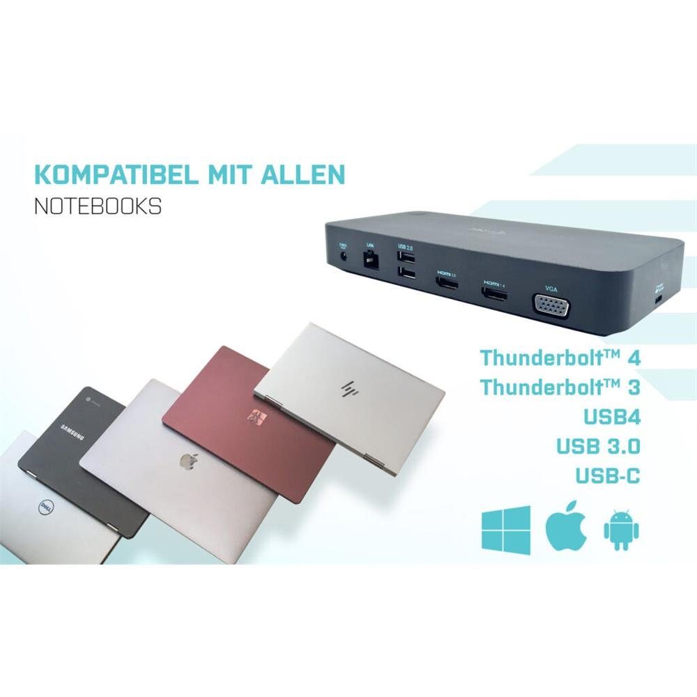 I-TEC Laptop-Dockingstation USB 3.0/USB-C/Thunderbolt, 3x Display Docking Station, + Power Delivery 65W