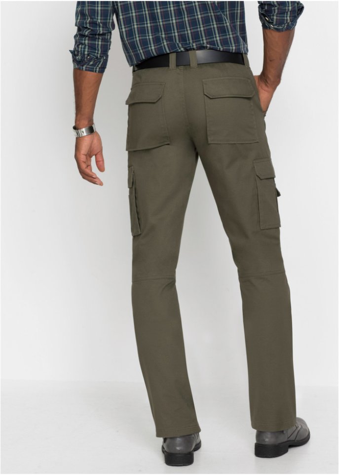 Cargohose mit Teflonausrüstung, Straight