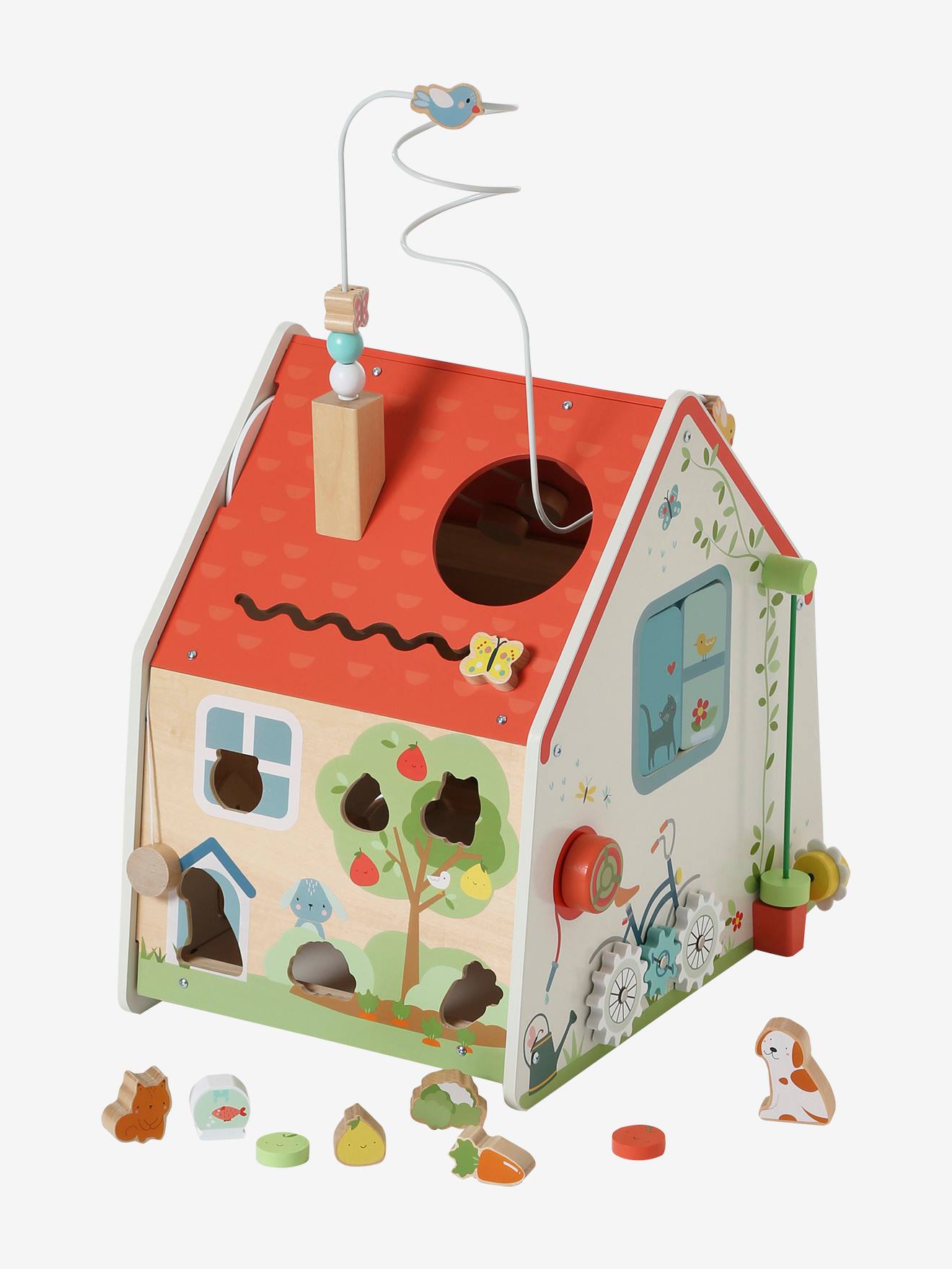 Grande maison d'activités en bois FSC® bois