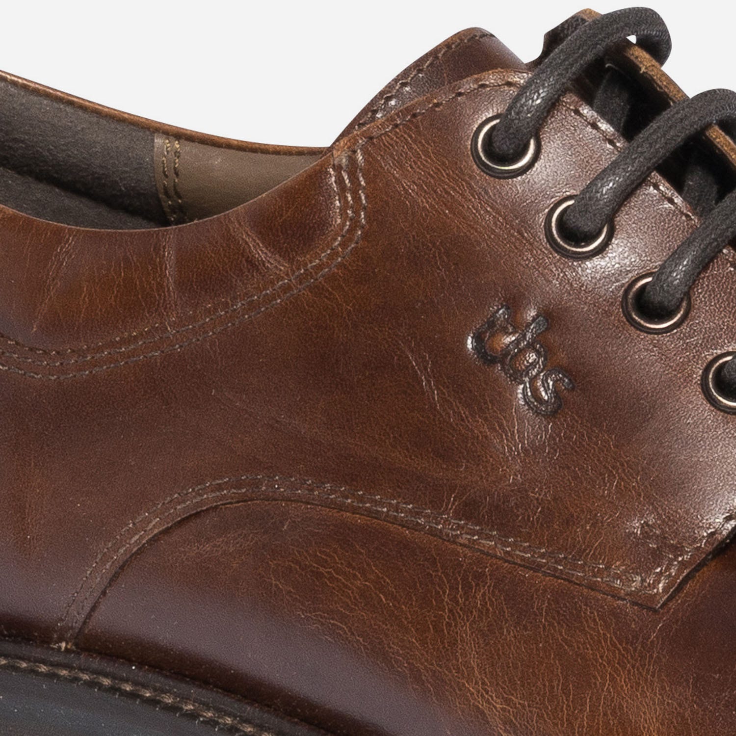 Derby TBS marron en cuir