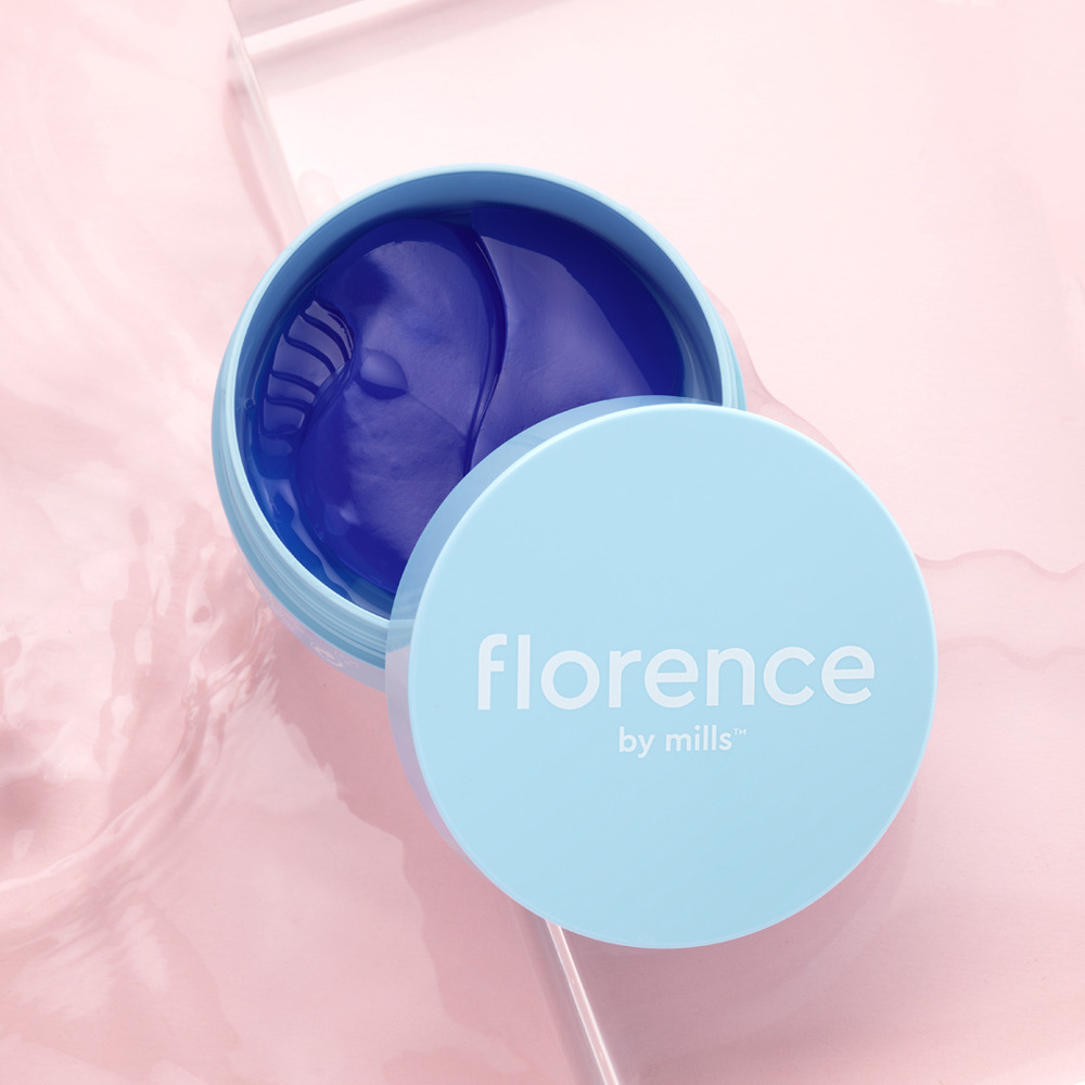 florence by mills SURFING UNDER THE EYES HYDRATING GEL PADS 15 PAIRS PATCHS YEUX HYDRATANTS