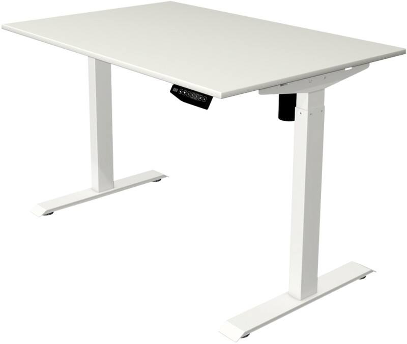 Kerkmann 10359510 Move 1 Elektrisch Höhenverstellbar Sitz-Stehschreibtisch Rechteckig Melamin;Stahl Weiß 1.200 x 800 x 1.230 mm