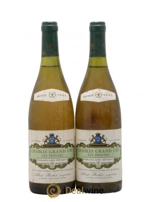 Chablis Grand Cru Les Preuses Long Depaquit - Albert Bichot (Domaine)  1995 - Lot de 2 Bouteilles