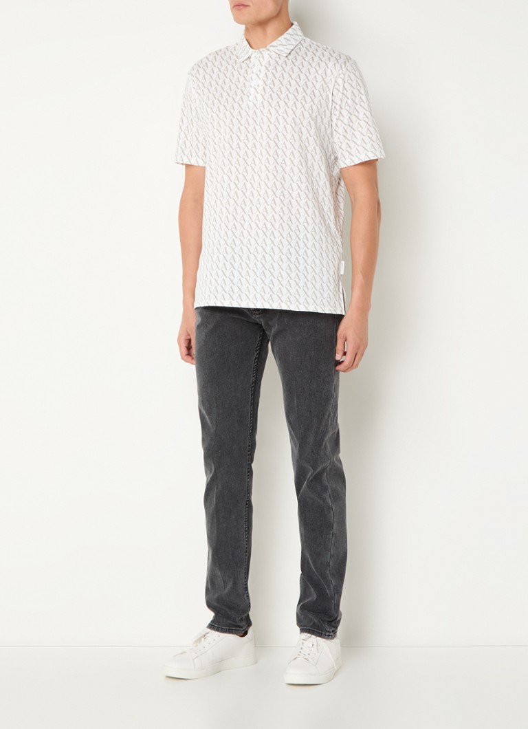 Polo Armani Exchange, klasyczny krój z nadrukowanym logo.