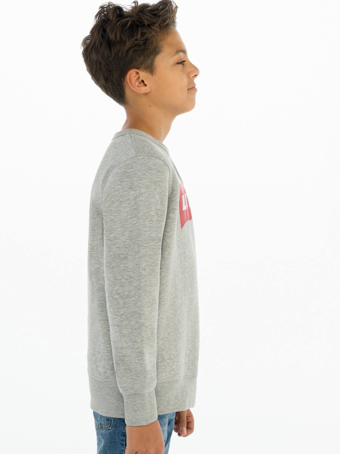 Levis Jungen Sweatshirt Batwing Crewneck Levi's - grau