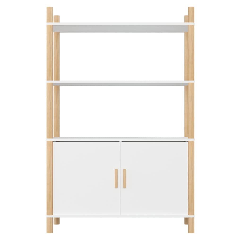 vidaXL Anrichte Highboard Weiß 80x40x121 cm Holzwerkstoff